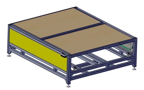 Mesa de carga/descarga automática